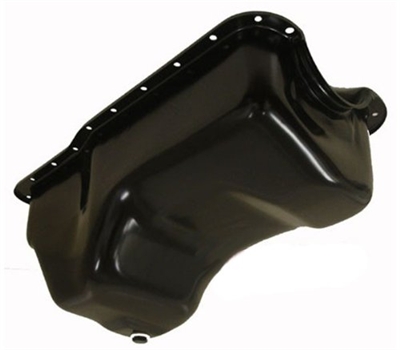 1988-96 FORD SMALL BLOCK 351W WINDSOR STOCK CAPACITY TRUCK OIL PAN - BLACK