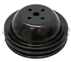 Water Pump Pulley Black steel Double Groove big block Short chevy 396 427 454