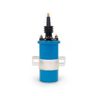 Oil-Filled Canister Style Male Remote Ignition Coil blue