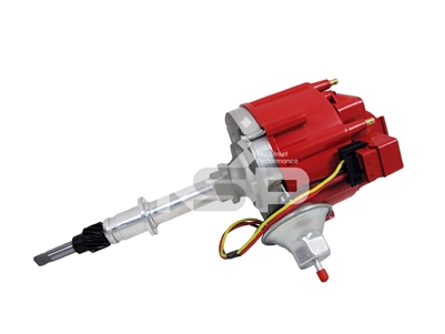 HEI Distributor AMC Jeep Straight 6 Cylinder 199 232 258 ignition red cap