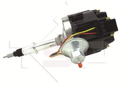 HEI Distributor AMC Jeep Straight 6 Cylinder 199 232 258 ignition Black cap