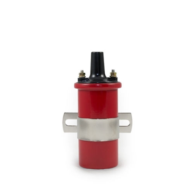 Oil-Filled Canister Style Female Remote Ignition Coil red universal ford chevy