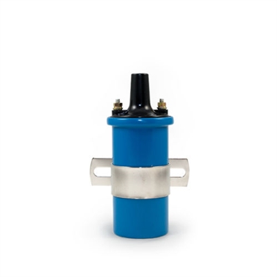 Oil-Filled Canister Style Female Remote Ignition Coil blue