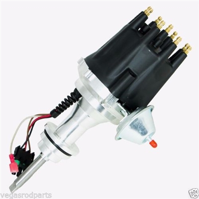 Chrysler SB 318 360 V8 Pro Series Ready to Run Distributor red cap dodge mopar
