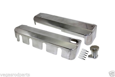 LS VALVE COVER COIL COVERS GM CHEVY CHEVROLET FABRICATED ALUMINMUM