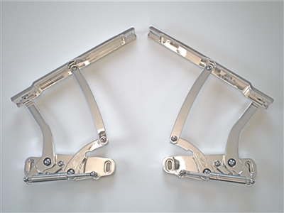 1969 1970 CHEVY IMPALA BILLET ALUMINUM HOOD HINGES POLISHED