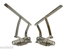 1968-1972 PONTIAC GTO LEMANS BILLET HOOD HINGES POLISHED grand prix boniville