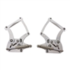 1964 1965 1966 FORD MUSTANG BILLET HOOD HINGES POLISHED. MADE IN U.S.A