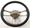 T-Style  Style-Chrome Aluminum Steering Wheel