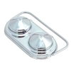 GM Chevy Master Cylinder Cover with Bail Brake Cap bendix chrome