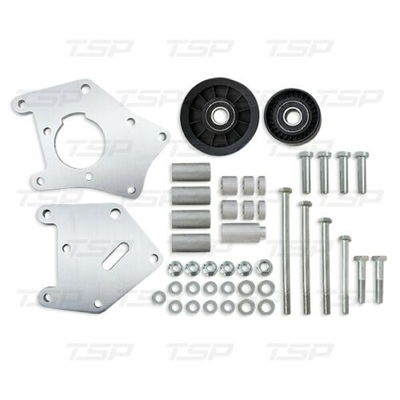 GM LS Truck A/C Compressor Relocation Bracket Machined