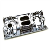 SBC CHEVY VORTEC INTAKE MANIFOLD DUAL PLANE POLISHED ALUMINUM 52006