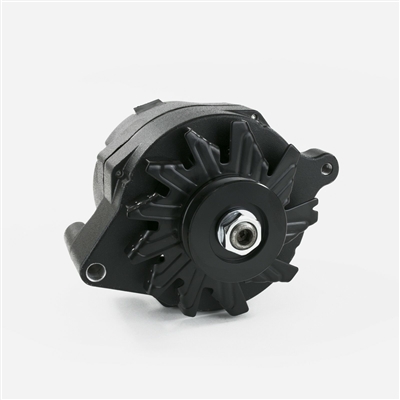 Ford 1G Black 110 Amp Alternator Single Wire 1 wire style built in regulator