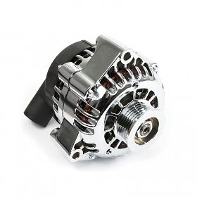 GM CS130D Style High Output 180 Amp Alternator chrome
