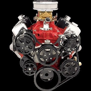 Tru Trac Serpentine pulley chevy chevrolet billet specialty small block kit