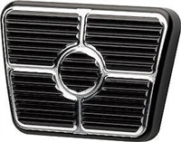 Billet clutch brake pad 1967 1968 1969 camaro firebird gas pedal black alum