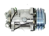 Chrome Sanden 508 12V Compressor V Belt a/c air conditioning silver pulley and clutch