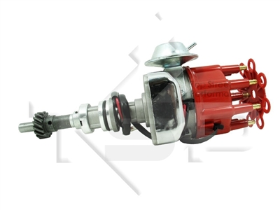 HEI DISTRIBUTOR Ford 351C 429 460 Cleveland V8 Red Cap small HEI ready to run