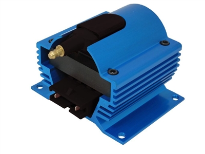 12 VOLT EXTERNAL IGNITION COIL E-CORE STYLE blue universal Hei