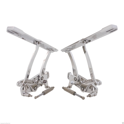 1965 1966 1967 Chevy IMPALA BILLET Aluminum HOOD HINGES POLISHED chevrolet