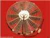 Chrome 12 " inch HIGH PERFORMANCE ELECTRIC RADIATOR COOLING FAN FLAT BLADE