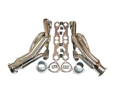 CERAMIC COATED  SBC HEAVY DUTY  TRUCK HEADERS