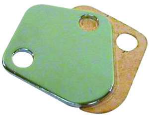Fuel Pump Block Off Plate big block chevy