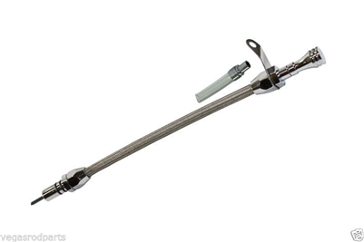 Automatic Transmission Dipstick th 350 turbo gm chevy braided flexible bell housing mount