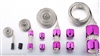 Staineless steel hose sleeving kit braided hose covering radiator purple fuel vacume