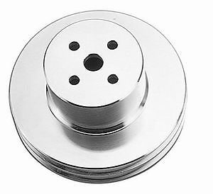 Oldsmobile Billet Aluminum Pulley water pump 2 groove olds 350 455 cid