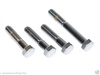 Polished Stainless Steel Water Pump Bolts long Small Block Chevy chrome