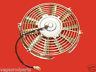 Chrome 10 " inch HIGH PERFORMANCE ELECTRIC RADIATOR COOLING FAN FLAT BLADE