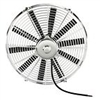 Chrome 16 " inch HIGH PERFORMANCE ELECTRIC RADIATOR COOLING FAN FLAT BLADe