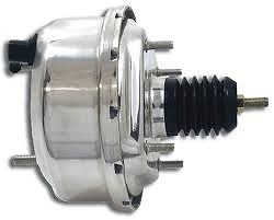 Chrome Brake Booster GM CHevy 7 inch " gm chevy gmc universal single diaphram