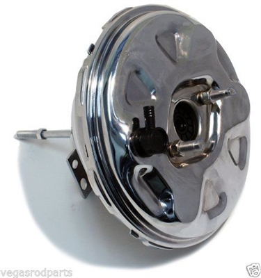 Chrome Chevy Single Diaphram Brake Booster 11 inch " gm chevy gmc