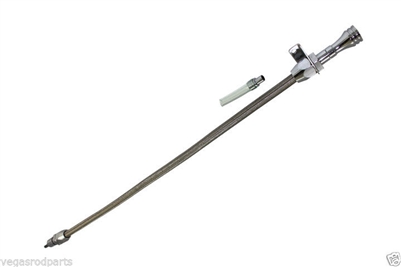 chevy chevrolet GM 700R4 Braided Stainless Steel Transmission Dipstick fire wal