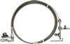 Ford Transmission kick down cable stainless Steel braided c6 c-6 c 6 detent