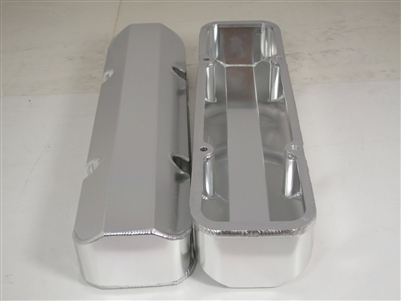 Fabricated Small BlockChevy Flat Top Tall Valve Cover 350 305 Chevrolet Polihed