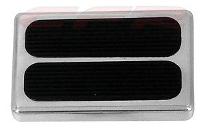 POLISHED ALUMINUM STREET ROD BRAKE PAD - CHEVY FORD MOPAR pedal cover