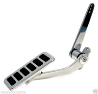 Universal Gas throttle Pedal polished Aluminum chevy ford dodge