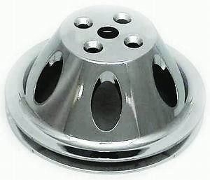 Big Block Chevy Chevrolet single 1 groove short water pump pulley 454 396 aluminum