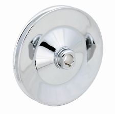 Small Block Chevy Chrome steel power steering pulley Chevrolet Chevy GM saganaw