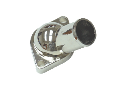 early Water Neck chrome steel thermostat housing water outlet chevy chevrolet gm