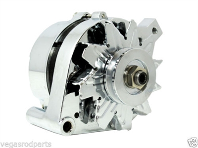 chrome ford alternator one wire, 1 wire ford alternator,