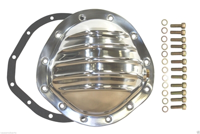 polished aluminum Differential Cover GM 8.875 Truck 12-Bolt chevy chevrolet