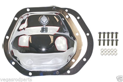 1966-03 DODGE/FORD/GMC/JEEP DANA 44 CHROME STEEL FRONT/REAR DIFFERENTIAL COVER