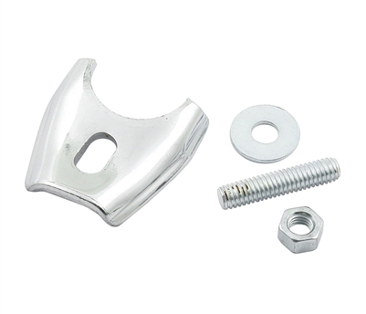 Distributor Hold-Down Clamp Steel Chrome Stud Mount Ford BB Boss FE