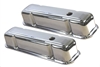 1959-79 PONTIAC 301-326-350-389-400-421-428-455 V8 TALL STEEL VALVE COVERS CHRome