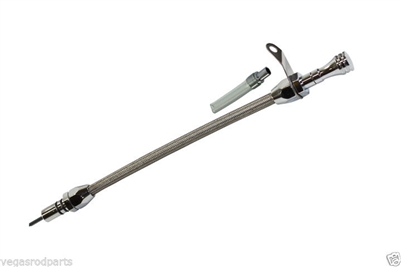 Transmission Dipstick th 400 turbo chevy gm steel stainless flexible bell housin