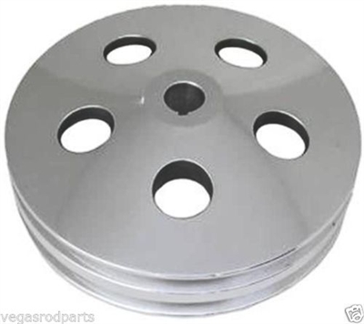 GM Chevy Power Steering Pulley ALUMINUM key way chevy chevrolet billet 1 groove
